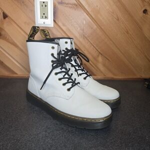 Dr. Martens White Combat Boots